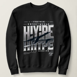 Moletom Design de Tipografia Streetwear Hype – Bla Urbano 