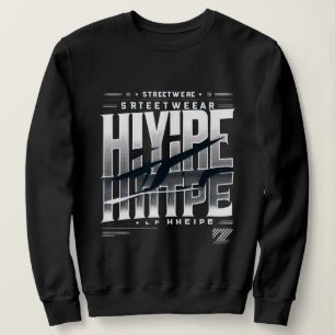 Moletom Design de Tipografia Streetwear Hype – Bla Urbano