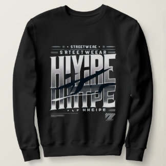 Moletom Design de Tipografia Streetwear Hype – Bla Urbano
