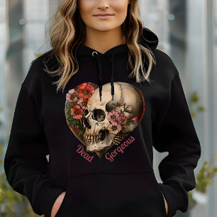 Moletom Design Derrame Floral do Coração Spooky