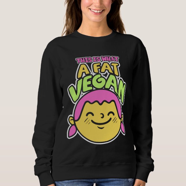 Moletom Design Divertido Vegano Vegetariano (Frente)