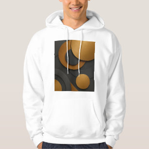 Moletom Design do abstrato geométrico e preto de luxo e Do