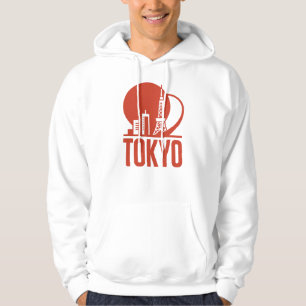 Moletom Design do Círculo Skyline de Tóquio