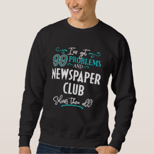 Moletom Design do clube de jornal - O clube de jornal os s