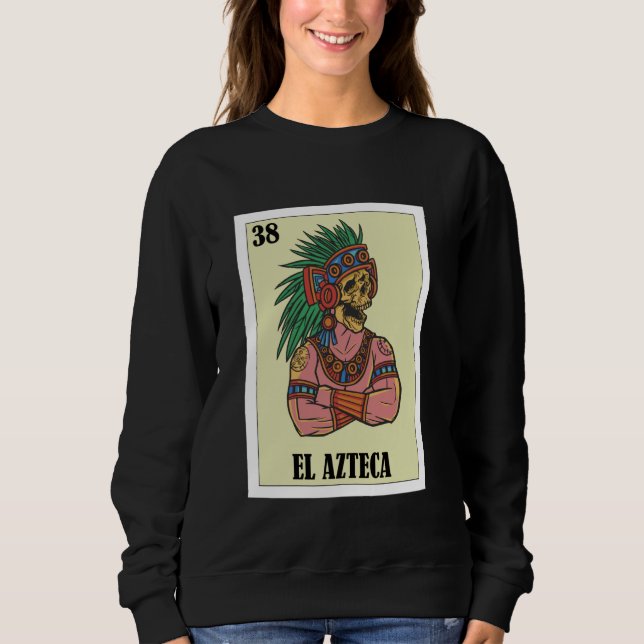 Moletom Design do Orgulho Mexicano Aztec Guerreiro - El Az (Frente)