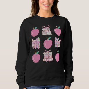Moletom Design do Professor de Coquetes Rosa Apple e Livro