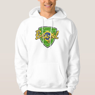 Moletom Design do protetor do futebol de Brasil