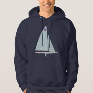 Moletom Design do Scow um de E que compete o veleiro
