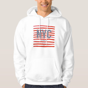 Moletom Design do vermelho de NYC , o branco & o azul