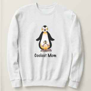 Moletom Design Família de Pinguins da Mamãe Mais Legal