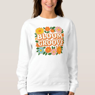 Moletom Design Floral "Bloom Groove" Hippie Flower