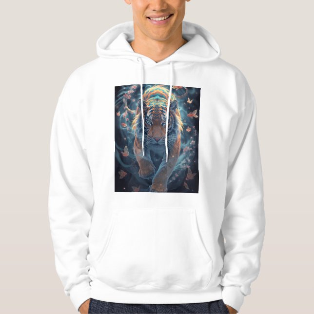 Moletom Design Floral e do Sonho do Koi (Frente)