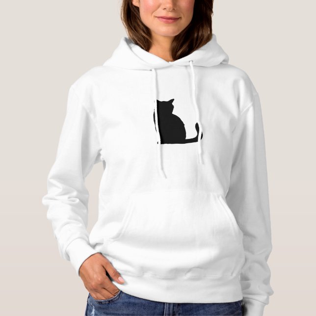 Moletom Design Gato Preto (Frente)