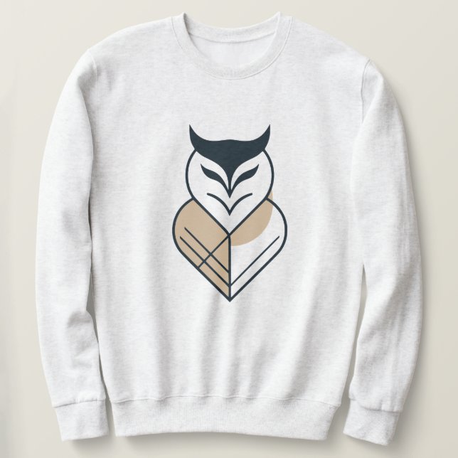 Moletom design geométrico do logotipo da OWL  (Frente do Design)