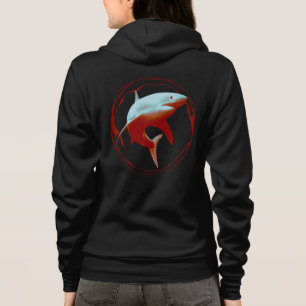 Moletom Design Gráfico de Tubarão Branco do excelente