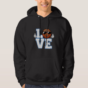 Moletom Design legal de basquetebol Love Ventilador de b