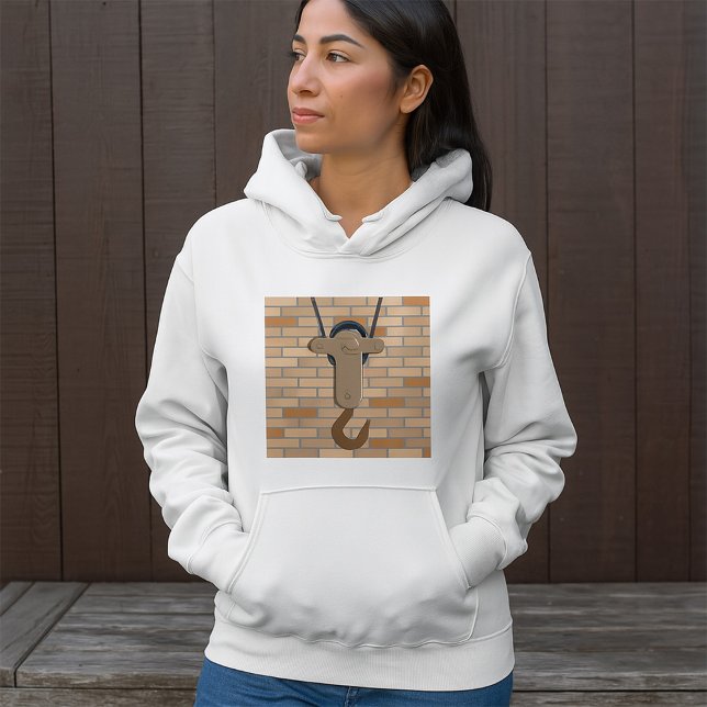 Moletom Design Mecânico do gancho de polia industrial (Criador carregado)