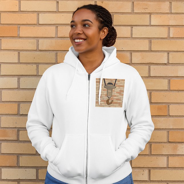 Moletom Design Mecânico do gancho de polia industrial (Criador carregado)