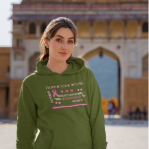 Moletom Design mês de consciência do câncer de mama