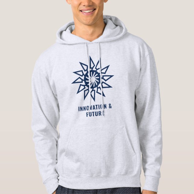 Moletom design Moderno de Explosão Solar Geométrica (Frente)