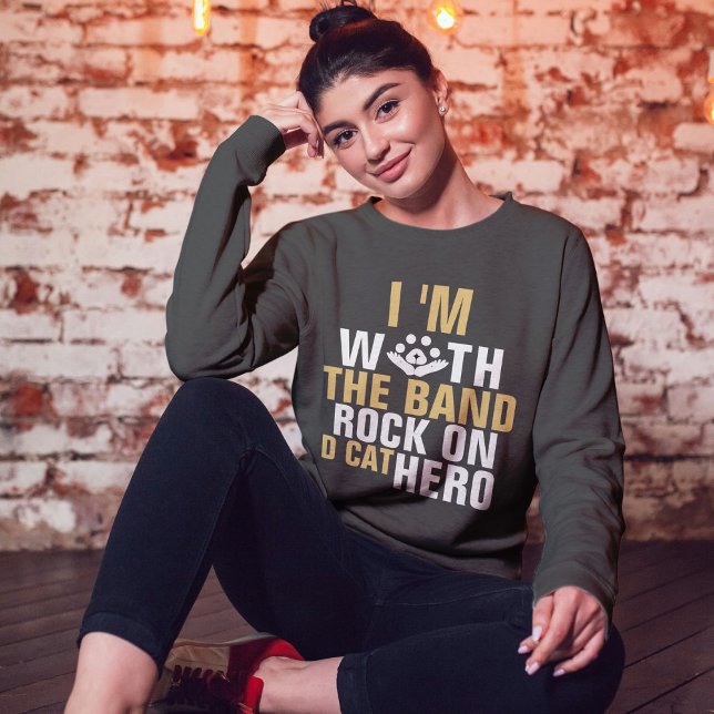 Moletom Design Personalizado Moderno e Legal da Banda Cat  (Criador carregado)