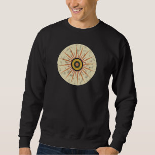 Moletom Design Retro Boho Explosão Solar