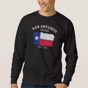 Moletom Design San Antonio est 1718 para orgulhoso San Ant