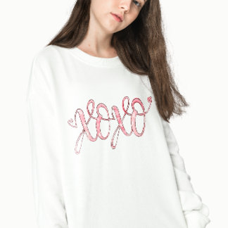 Moletom Design XOXO dia de os namorados