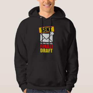 Moletom Designer Gráfico Design Engraçado Enviou Email Fin