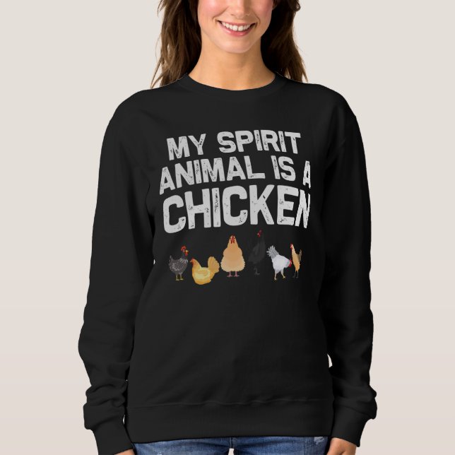 Moletom Designs De Frango Para Homens Mulheres Que Explora (Frente)
