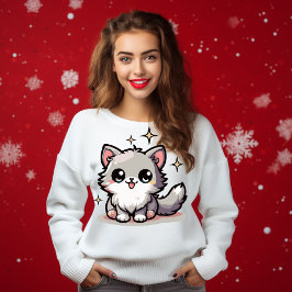 Moletom Designs de Gato-Tástico Puro-Adoráveis