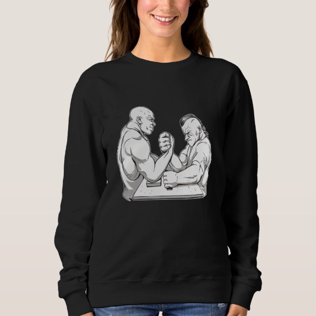 Moletom Designs De Luta E Luta Para Braço (Frente)