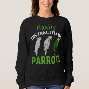 Moletom Deslocado Facilmente Por Parrots Parrot Bird