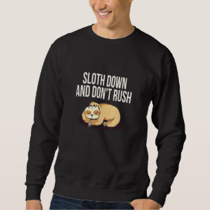 Moletom Desmoronar Não Rush Humor Preguiçoso Inativo 2
