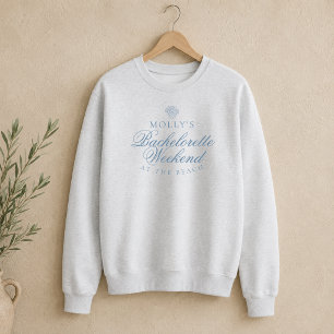 Moletom Despedida de Solteira Concha Azul Costeira