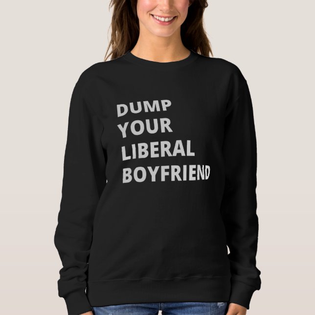 Moletom Despeje seu Namorado Liberal (Frente)