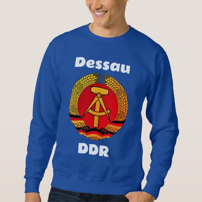 Moletom Dessau, DDR, Dessau, Alemanha (Ossi Oriental) (Frente)
