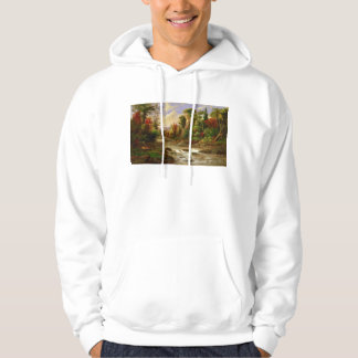 Moletom Destino de Robert Duncanson do rio da floresta da