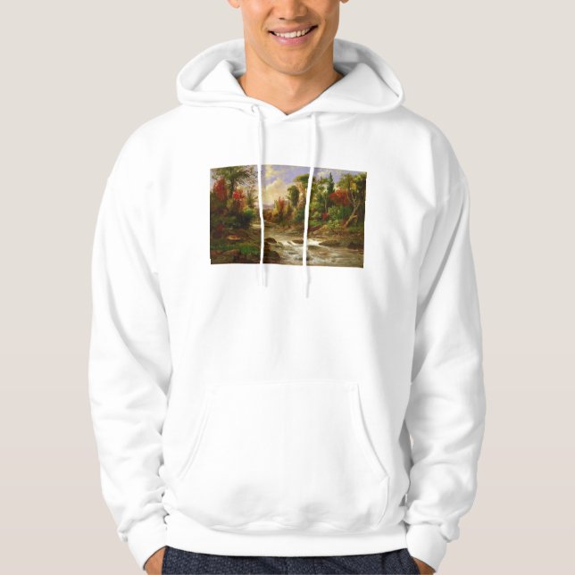 Moletom Destino de Robert Duncanson do rio da floresta da (Frente)
