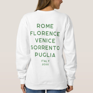 Moletom Destinos La Dolce Vita Green - Itália, Viagem 5
