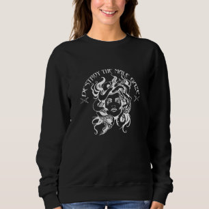 Moletom Destrua O Olhar Masculino Mitologia Grega Medusa F