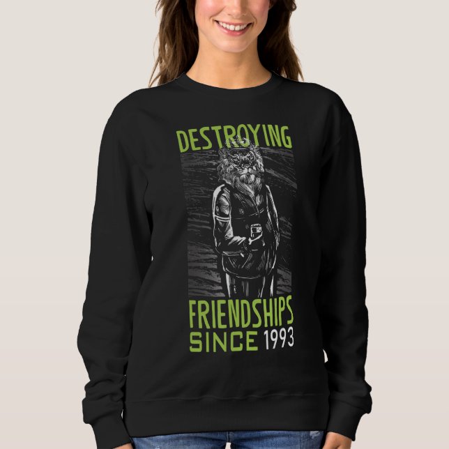 Moletom Destruir amizade desde 1993 (Frente)
