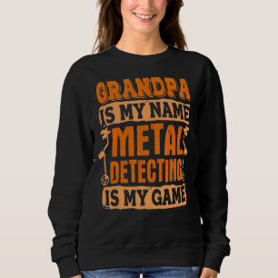 Moletom Detecção De Metal Para Dia de os pais De Avô
