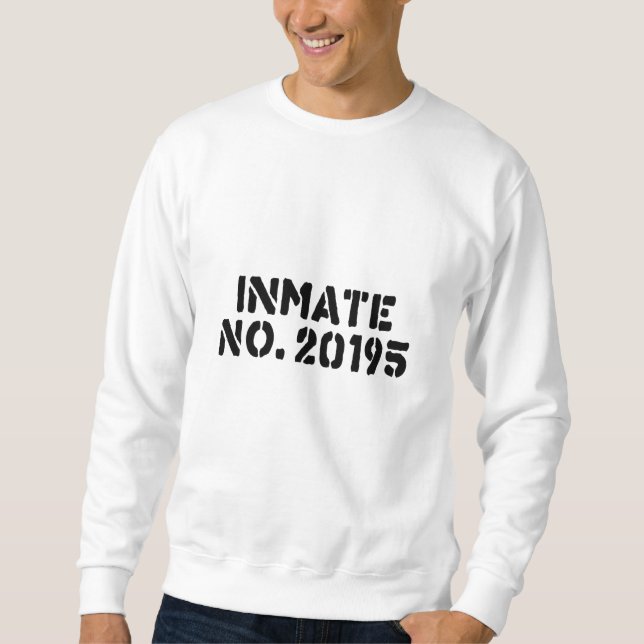 Moletom detento No. 20195 (Frente)