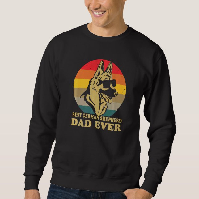 Moletom Detentores de Cachorro Pai Melhor German shepherd  (Frente)