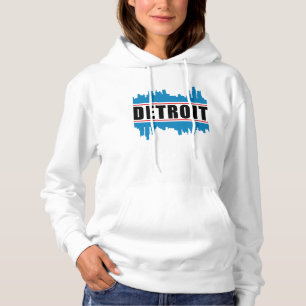Moletom Detroit USA City Cityscape Skyline Funny Idea