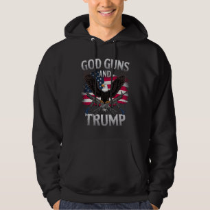 Moletom Deus Armas E Trump Águia Bandeira Americana Vintag