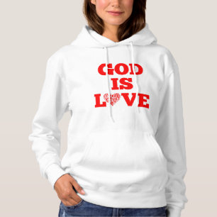 Moletom Deus é amor, Bíblia, fala mulher