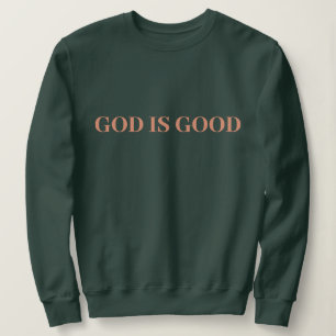 Moletom Deus É Bom Fofo Simples Elegante Moderno Minimal