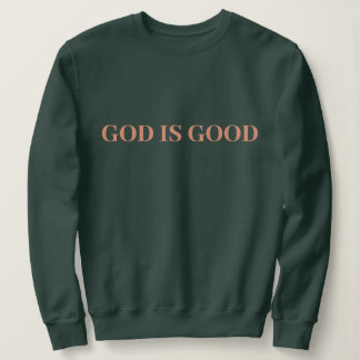 Moletom Deus É Bom Fofo Simples Elegante Moderno Minimal